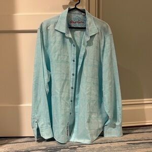 Robert Graham Aqua Long Sleeve Shirt